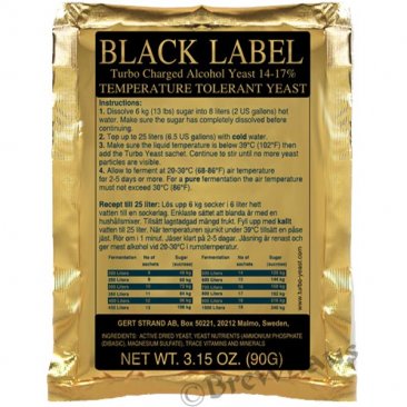 Prestige Black Label Turbo Yeast